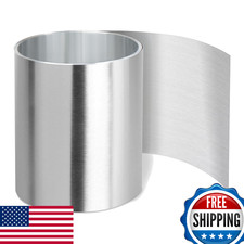 Vigorous 4in x 50ft Aluminum Flashing, 0.2mm Waterproof Metal Roofing