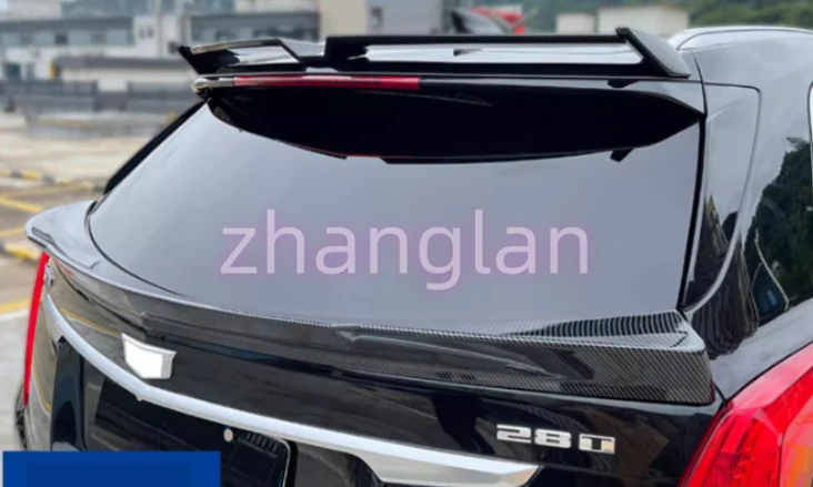 Alerón trasero de carbono ABS para Cadillac XT5 2017-24 divisor ala media repuesto Foto 3 de 4