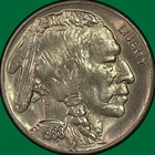 1938-D/S Over S Buffalo Nickel Gem Brilliant Uncirculated Gem BU Coin #41386