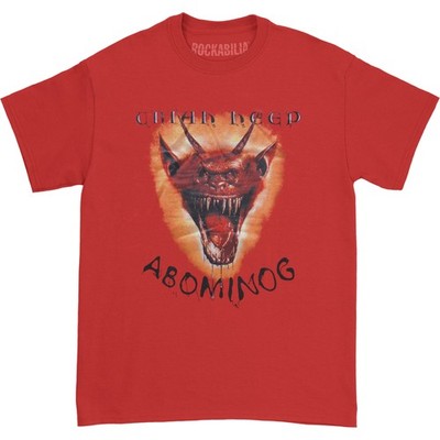 Men's Uriah Heep Abominog T-shirt Small Red