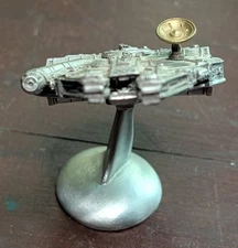 1995 Star Wars Rawcliffe Pewter Millennium Falcon Vehicle, Clean Condition 