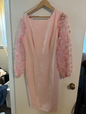 Gorgeous pale pink women s Connected  apparel dress size 8 pink