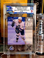 Daniel Sedin ROOKIE CARD 2000-01 SPx #149 HOF Rookie RC Upper Deck HHA 9. rookie card picture