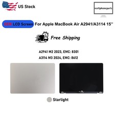 OEM For Apple MacBook Air A2941/A3114 15'' LCD Display Screen Starlight