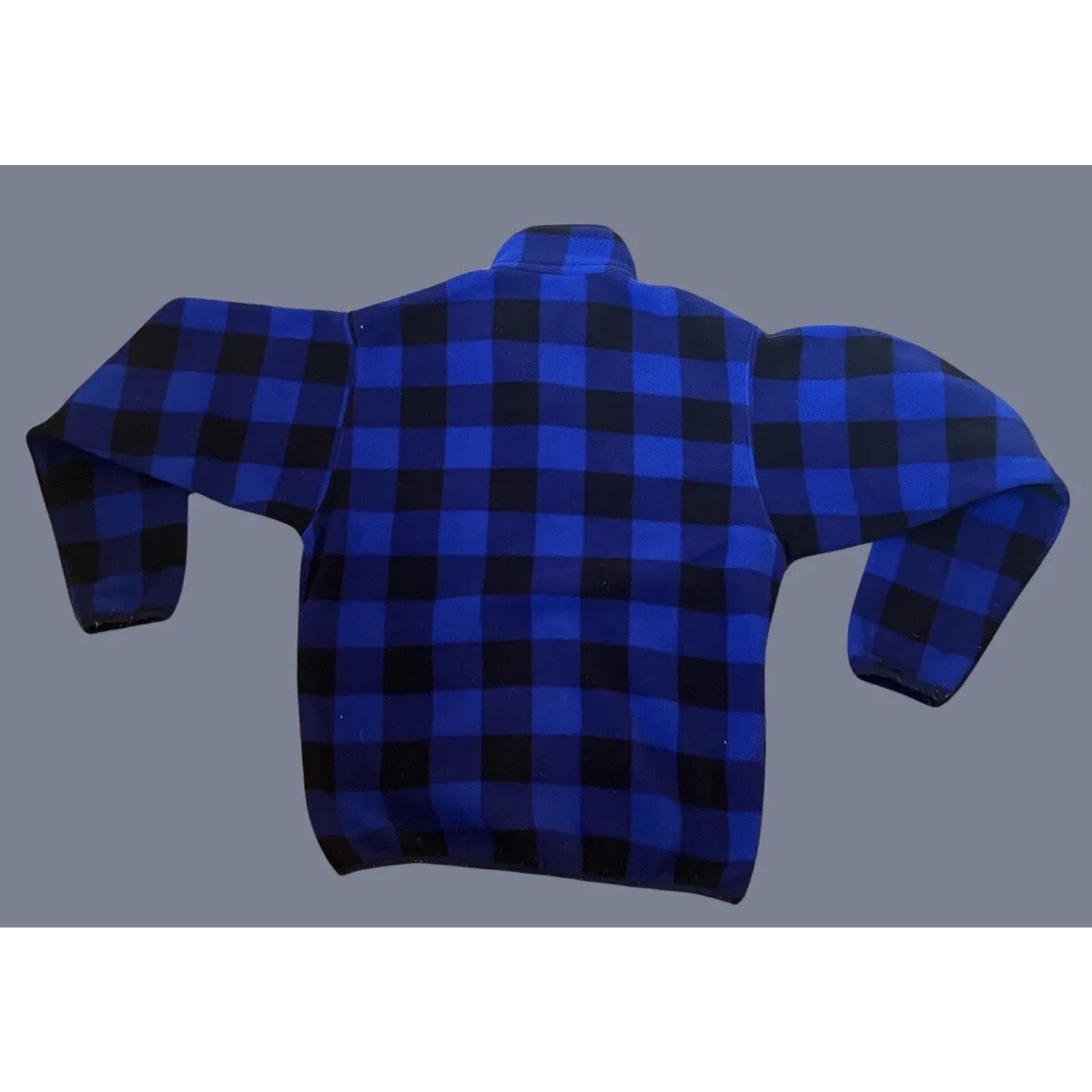PATAGONIA Synchilla Snap T Pullover Over Fleece Jacket, Plaid| Men’s Size: S image 5