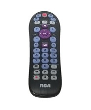 RCA RCR413BHZ Black 4-Device Big Button Universal Remote Control with Streaming