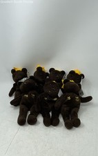 Set Of 6 Pcs Salvino  s Bamm Beano  s Mark McGwire 25 Plush Bear Toys With Tags