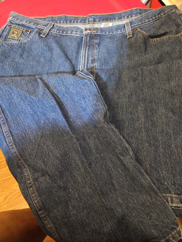 Cinch Jeans Para Hombres 44x36 Azul Vaquero Occidental Verde Etiqueta Botas Cónicas Rancho @$ Foto 2 de 3