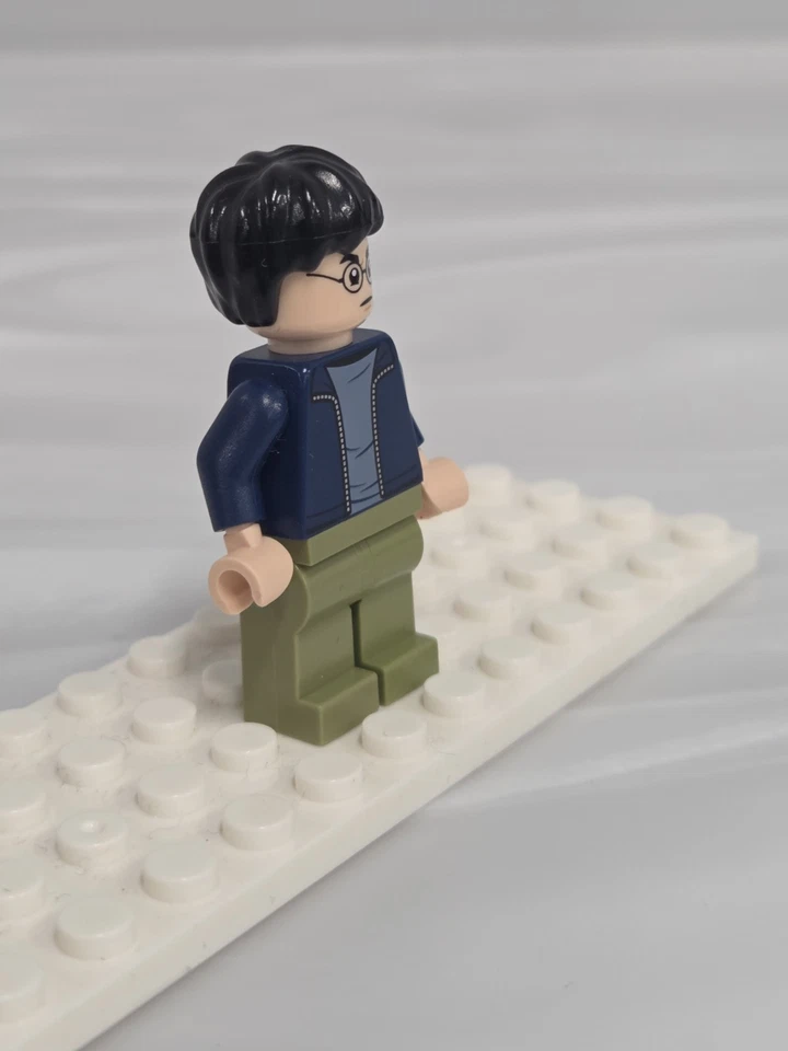 LEGO Custom Harry Potter Minifigure Blue Jacket Olive Legs Mix Parts Authentic - Image 2 of 4