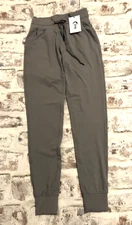 Zyia Active Womens Size S Pants Heathered Gray Ascend Joggers Pockets Stretch