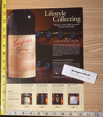 Penfolds Grange Australian Shiraz Investment Cellar 2007 Print Advertisement