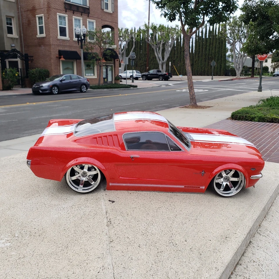 200mm 1/10 Custom Paint 1966 MUSTANG 4Tec-2 HPI RDS DC10 YD2 MST FZ02 Body Only - Image 3 of 4