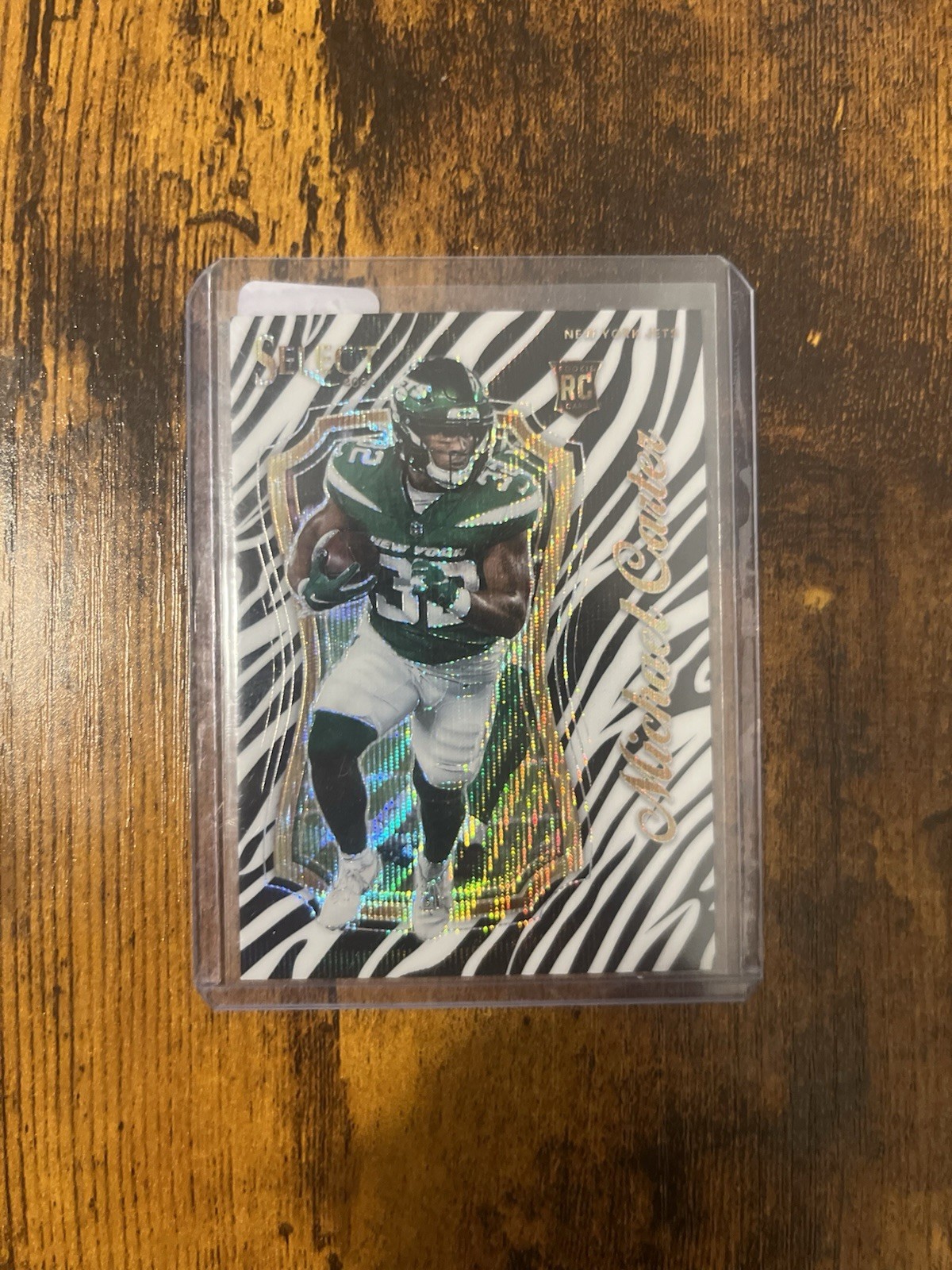 2021 Select - Select Certified Rookies Michael Carter #SCR-18 Zebra Prizm (RC)