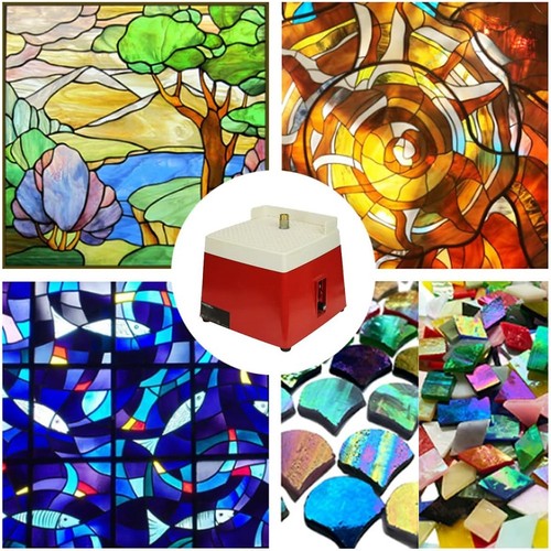 110V Stained Glass Grinder Diamond Automatic Art Grinding Tool 4200r/Min - Picture 11 of 11