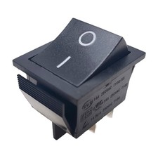4Pin Rocker Switch Black Double Pole 16A 125V 250V for RK1-01