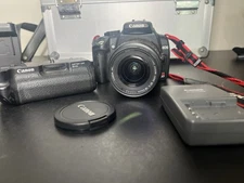 Canon (DS126071) EOS Rebel XT 8.0MP Digital Camera W/18-55mm EF-S & Battery Grip