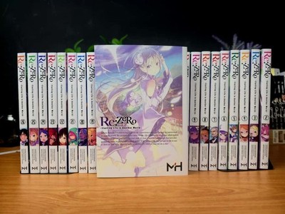 Re:Zero Starting Life in Another World Light Novel English Version Vol 1-26 DHL