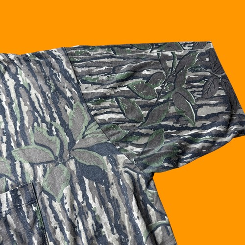 Camisa De Colección Realtree Camuflada Hecha en EE. UU. XL Sin Etiqueta Puntada Única Caza Militar - Imagen 4 de 9
