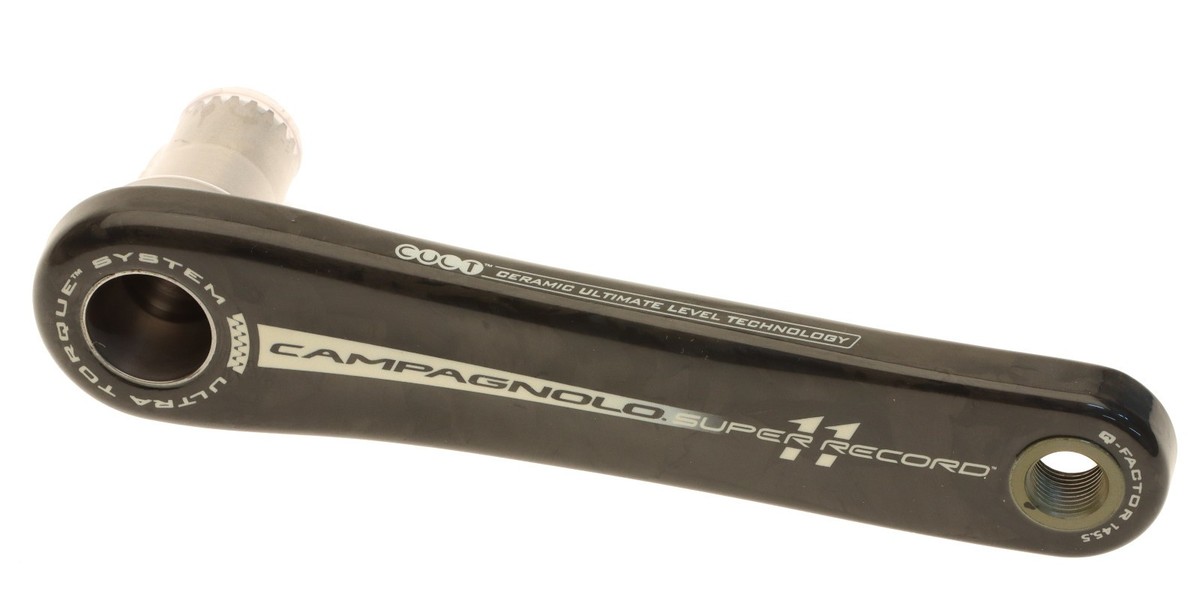 パーツ Campagnolo Super Record 11s 50-34T Campagnolo Super Record Titanium Crankset 50/34T 11s Compact 170mm