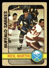 1972-73 Topps Rick Martin #145 - Buffalo Sabres - (Low Grade)