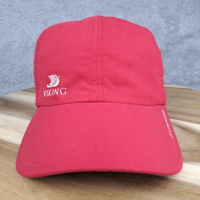 Helly Hansen Hat Cap Strap Back Red Viking Cruises Crew Lifa Inside Adjustable