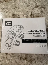 NIB  QC-001 Electronic Anti Snoring Device Sleep Apnea Stop Snore Stopper