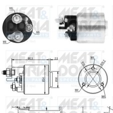 MEAT & DORIA Magnetschalter Starter 46113 54mm f&uuml;r MERCEDES SPRINTER B901 B902