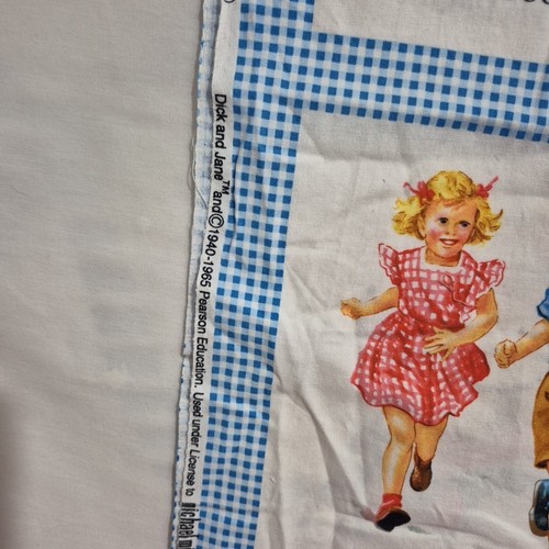 Michael Miller Dick & Jane Children's Fabric – 108cm x 58cm Cotton - Picture 3 of 3