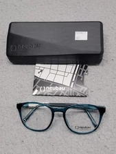 Neubau Eyewear T014 Sam Optical Eyeglasses Frames 50-18-135 Blue Teal