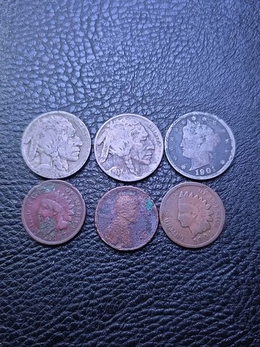 Lot Of 6 Vintage US Coins Did Not Meet My Standards- JB 1