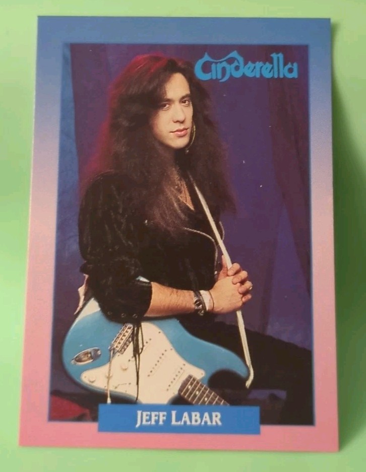 1991 Brockum Rock Cards #80 Jeff Labar - Cinderella 