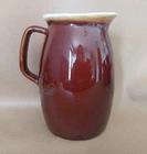 Vintage HULL POTTERY Brown Drip Glaze Pitcher USA Oven Proof Excellent Condition