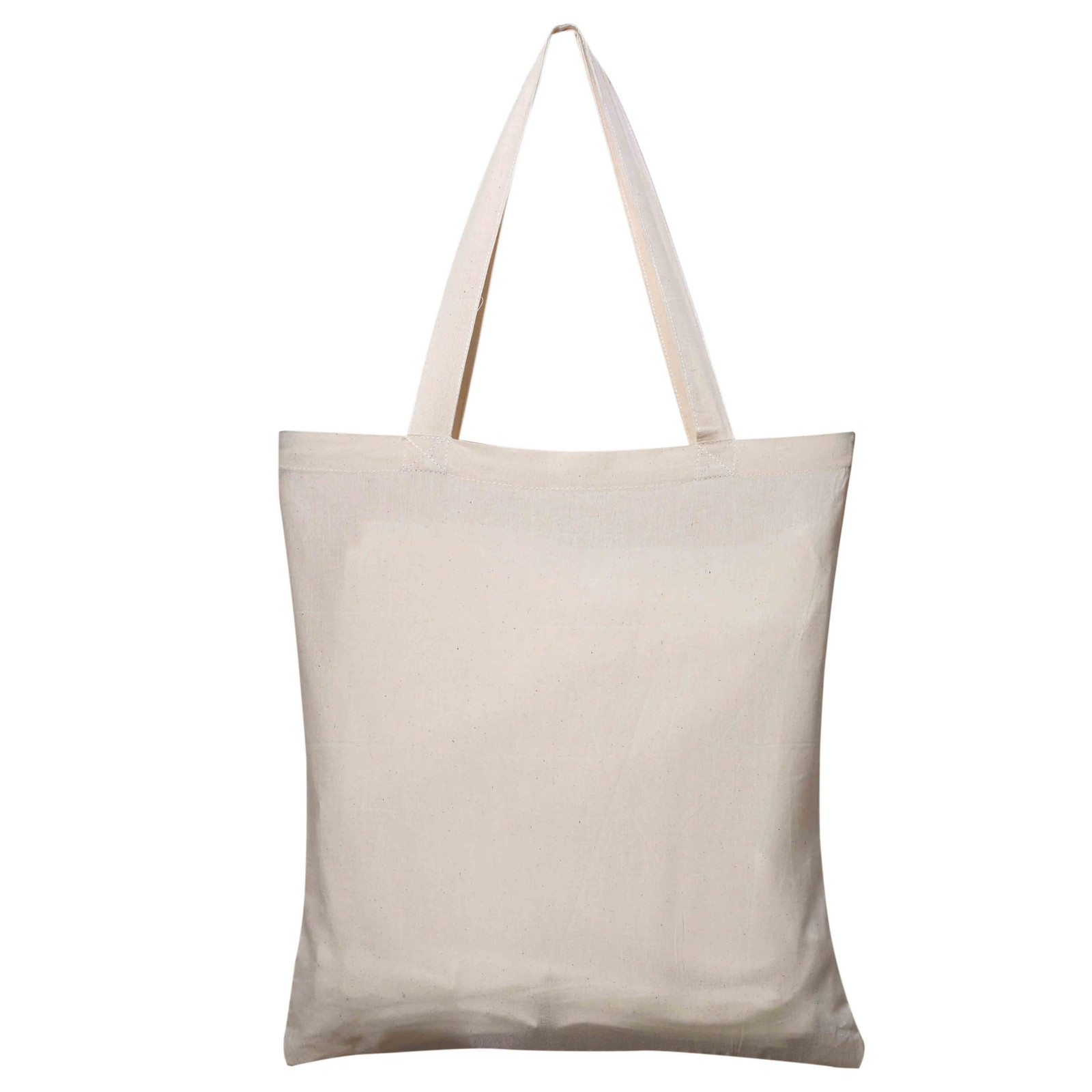 Foldable Sturdy-Handled Cotton Tote Bag for Shopping & Daily Use