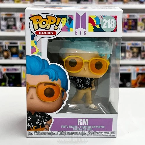 Funko Pop Rocks BTS RM 218 Dynamite Vinyl Figure K-Pop Idol 2021 Window Box