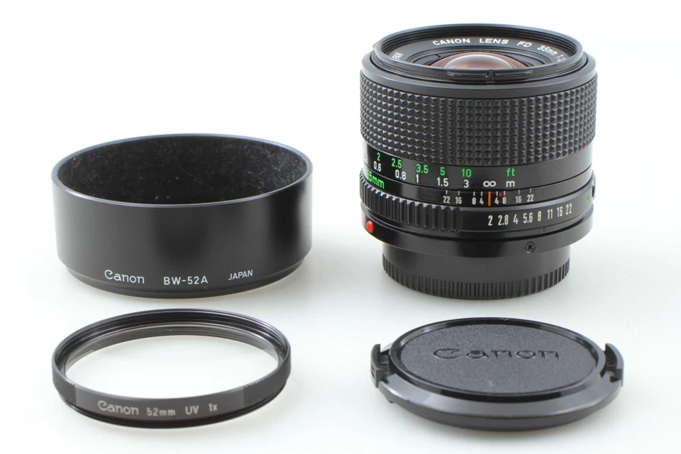 [CasiCOMO NUEVO] Lente gran angular Canon FD NFD 35 mm f/2 MF para A-1 Japón #C4070 Foto 2 de 4