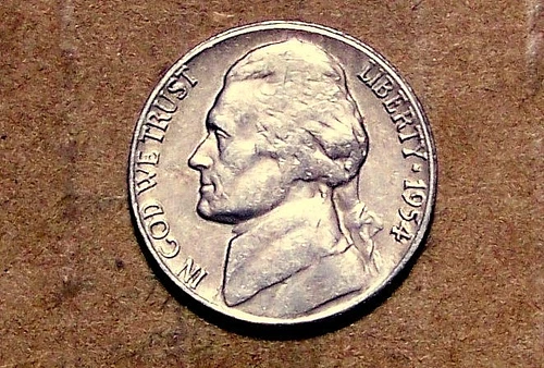 1954-S Jefferson Nickel — photo from another recent sale