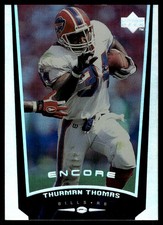 Thurman Thomas 1998 Upper Deck Encore #45 Bills NFL READ FREE SHIP AutographDen