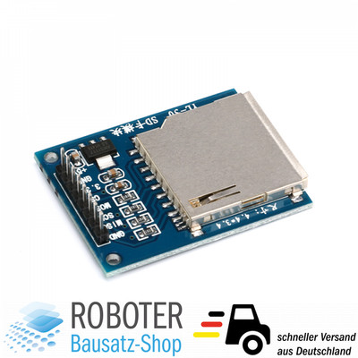 SD Card Reader Adapter Modul 3.3V 5V Kartenleser für Arduino SPI ARM MCU