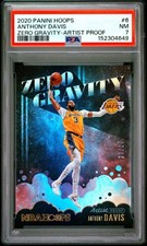 2020 PANINI HOOPS ZERO GRAVITY ARTIST PROOF #6 ANTHONY DAVIS ROOKIE RC /25 PSA 7