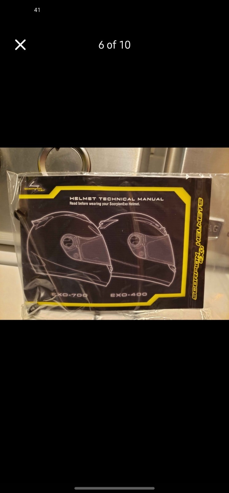 Scorpian EXO 400 Motorcycle Helmet Ladies XL