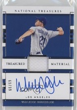 2020 Panini National Treasures 69/99 Walker Buehler #TMS-WB Auto 0ii1