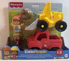 Fisher-Price Little People WORK AROUND TOWN Vehicle Set 5pc NEW