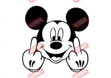 Mickey Mouse Decal Car Window Bumper Sticker Auto Vinyl Laptop Tumbler Cartoon