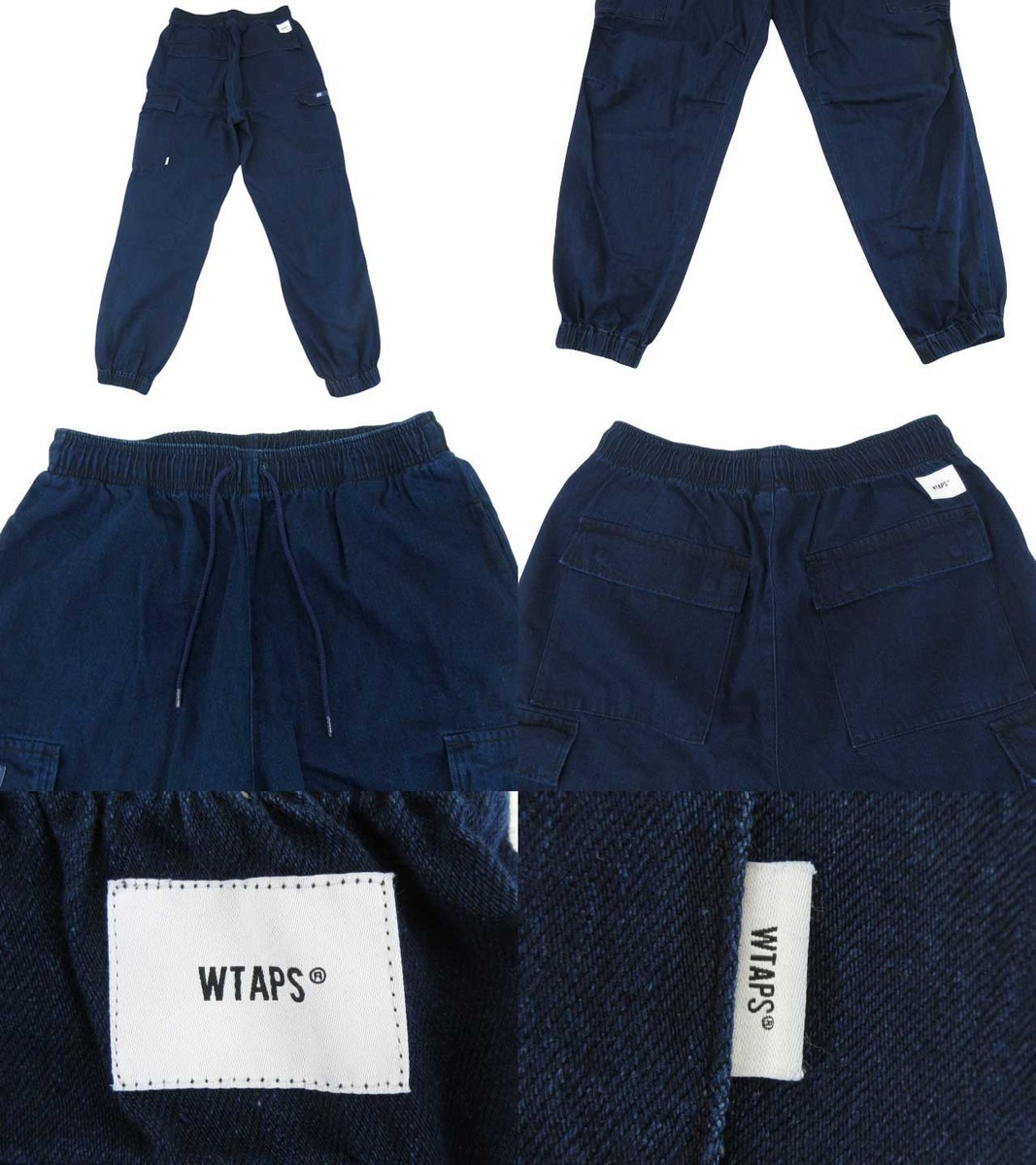 WTAPS 23SS MILT2001 Washed Cotton Denim 6 Pocket Trousers WTAPS 23SS MILT2001 Washed Cotton Denim 6 Pocket Trousers