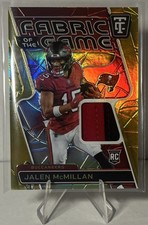 2024 Totally Certified Jalen McMillan Gold /10 Fabric of the Game Patch FGR-JLM