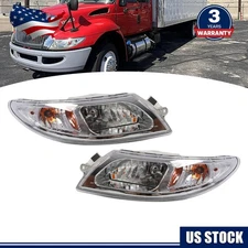 For 2002-2019 International Truck 4100 4200 4300 4400 8500 8600 Headlights Pair