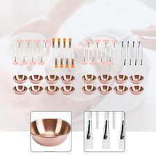 Facial Bowl Set mit Servierschale Mischpinsel Gesichtsmaskenb&uuml;rste Werkzeug Zum