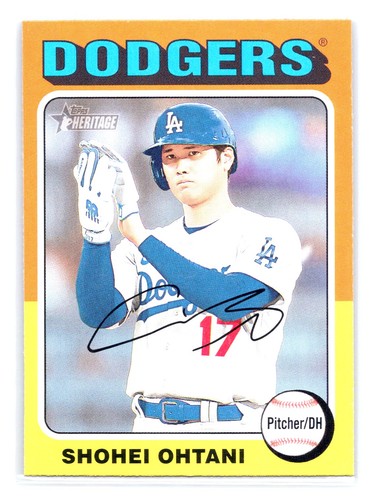 2024 Topps Heritage #371 Shohei Ohtani Dodgers