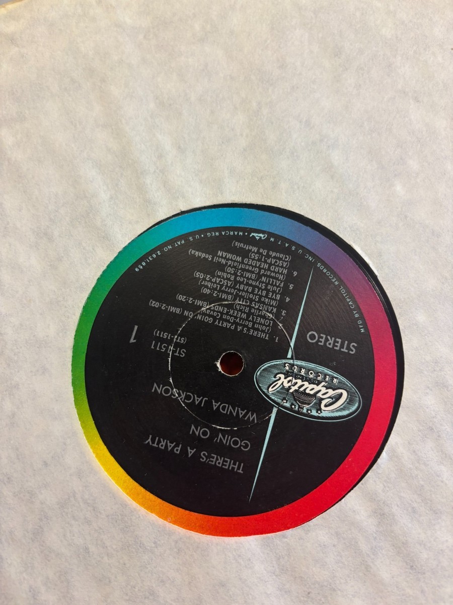 英LP Wanda Jackson Theres A Party Goin On ST1511 CAPITOL /00260 There's a Party Going on Gold - The Sound of Vinyl