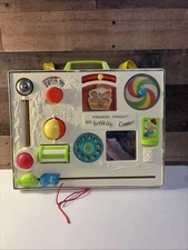 Vintage Fisher Price #134 Activity Center 1973 Baby Toddler Crib Busy Board. 